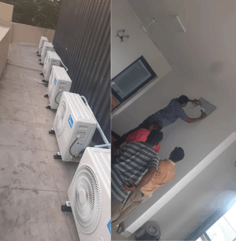 Popular Cassette AC installation Chennai