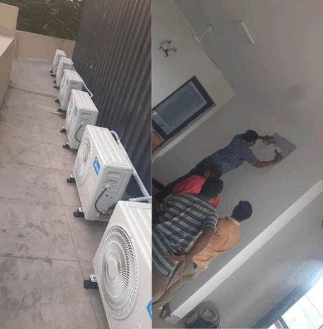 Popular Cassette AC installation Chennai